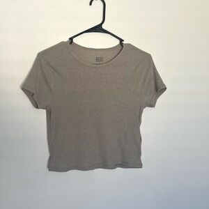 BDG urban outfitters cropped gray t shirt